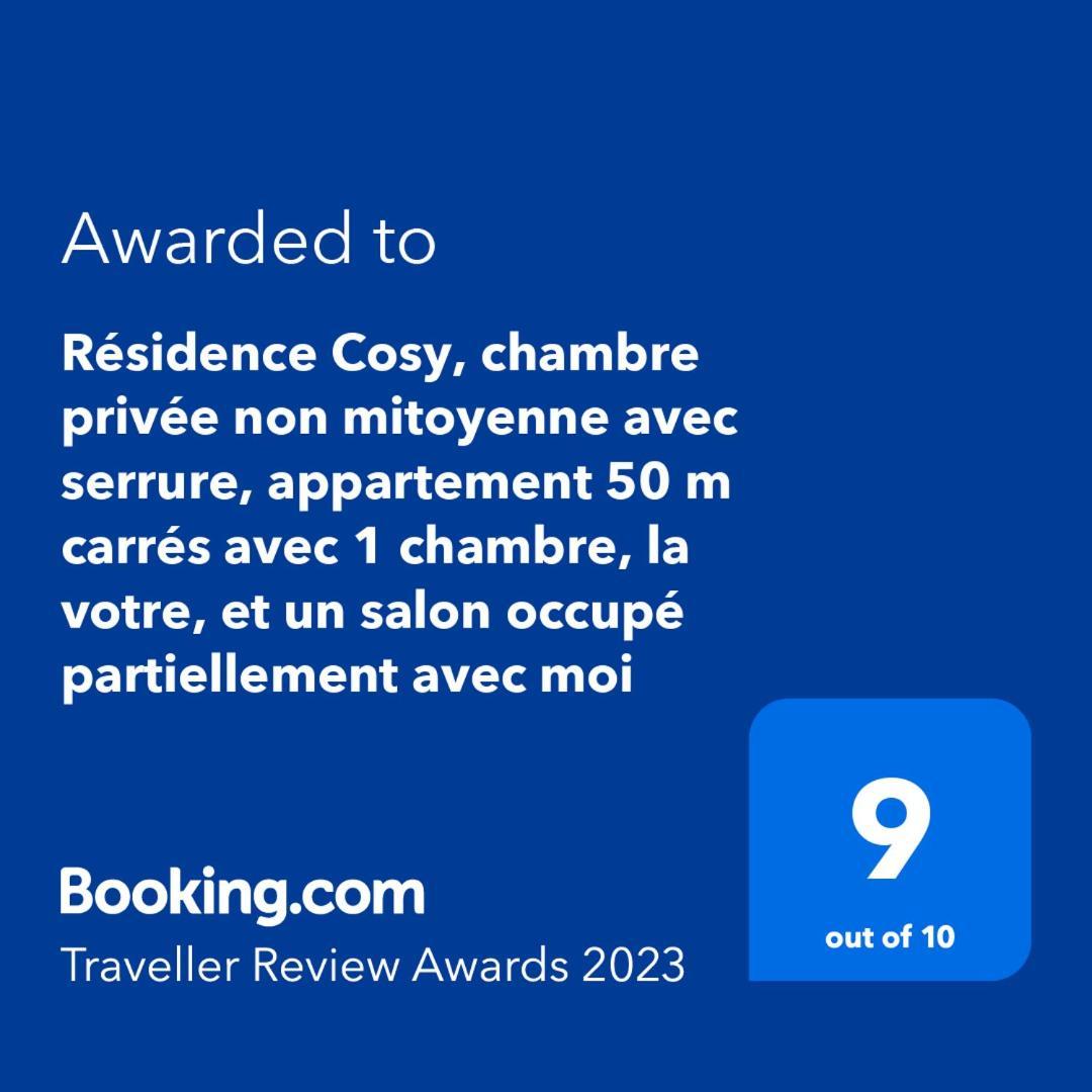 Residence Cosy, Chambre Privee Non Mitoyenne Avec Serrure Dans Un Appartement De 50 M Carres Bois-Colombes Eksteriør bilde